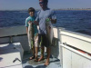 One striper/one blue